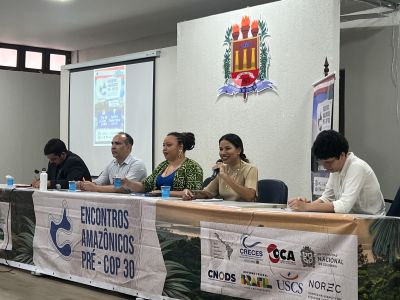 notícia: Secretaria de Direitos Humanos de Ananindeua debate justiça climática e racismo ambiental em evento pré-COP 30