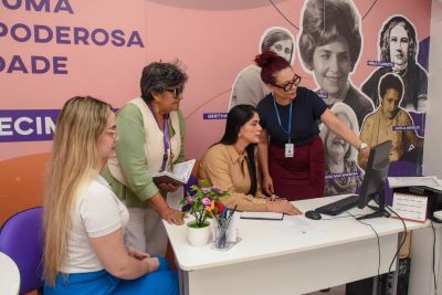 notícia: Casa da Mulher Brasileira de Ananindeua recebe treinamento para implantar sistema que vai modernizar o atendimento às mulheres