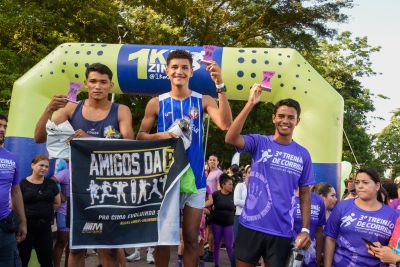 notícia: 3° Treinão de Corrida reúne mais de 2 mil atletas em Ananindeua com homenagens, inclusão e apoio à campanha Agosto Lilás