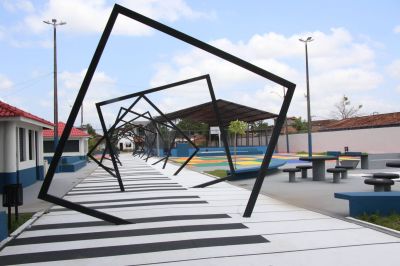 notícia: Reforma e ampliação do Parque das Águas alcança 90% de execução 