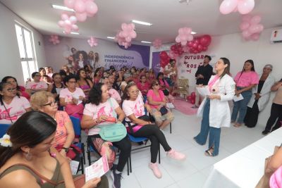 notícia: Casa da Mulher Brasileira de Ananindeua promove manhã de serviços e autocuidado 