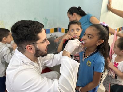 notícia: Saúde e educação lado a lado na UEI Aureliano Costa