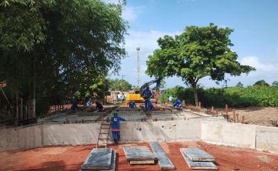 notícia: Ponte Santa Clara ganha forma e muda a rotina entre Icuí e 40 Horas