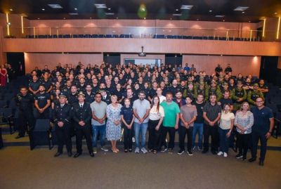 notícia: Prefeitura de Ananindeua realiza aula inaugural do curso de porte institucional para policiais municipais