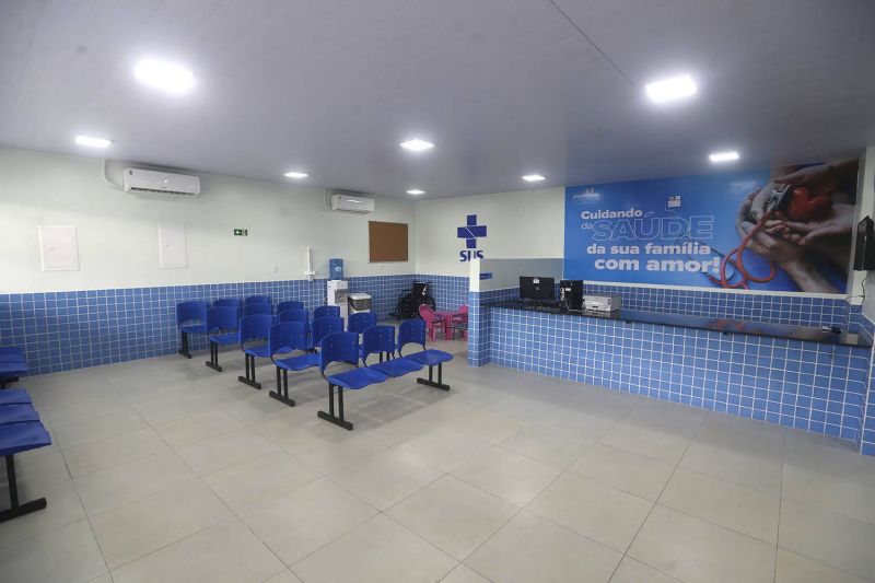 Imagens da Clinica Saúde da Família na comunidade Pedreirinha