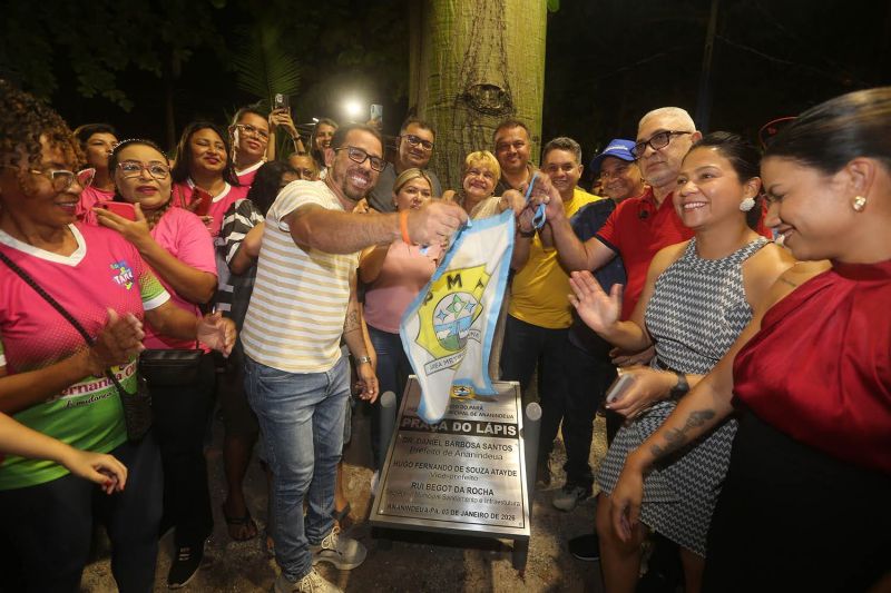 Inauguração da Praça do Lápis Tv WE 38 com Arterial 18 na Cidade Nova V