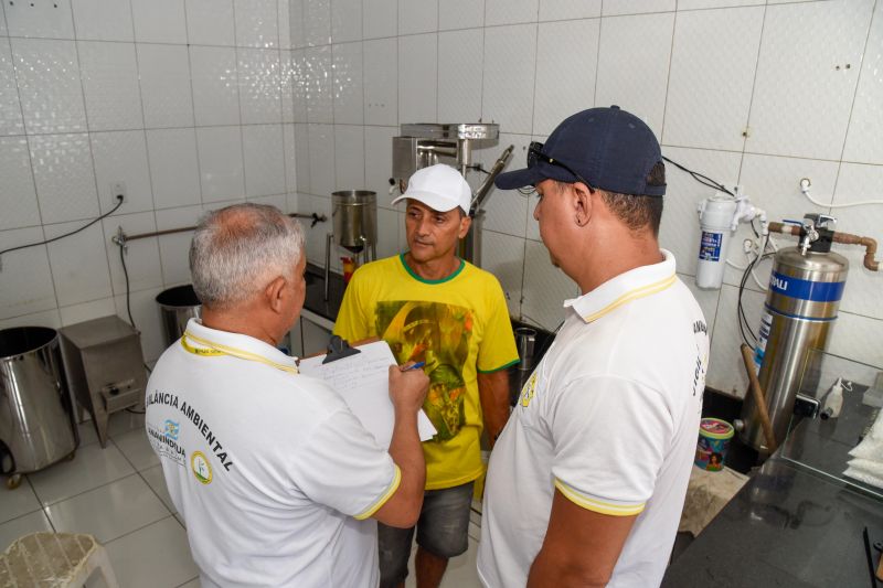 Vistoria da Vigilância em Saúde em Pontos de Açaí na Cidade Nova 6