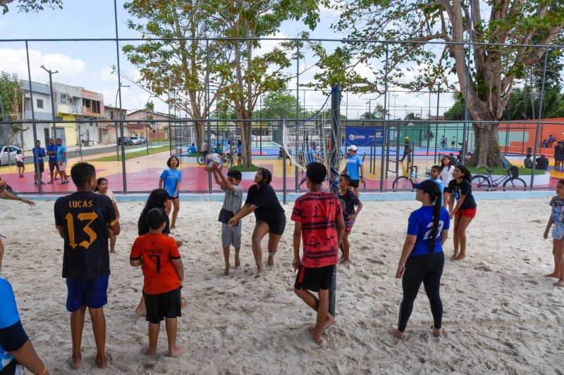 Projeto esporte nas férias no parque Zona Sul