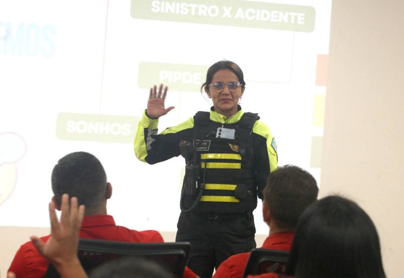 Palestra para condutores de motos