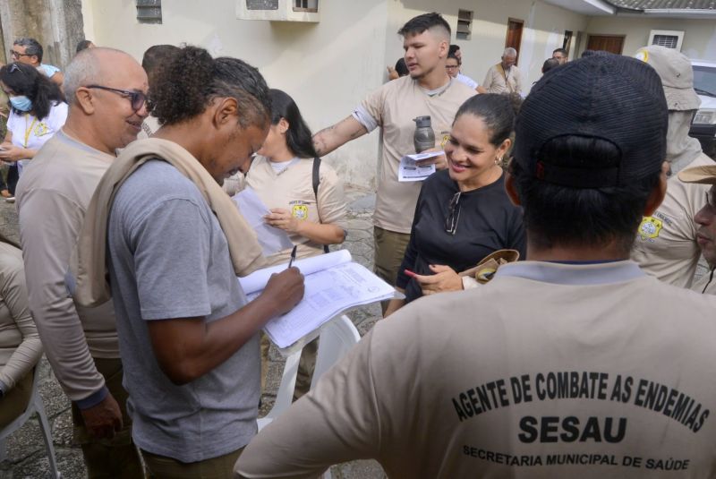Grande ação vigilância em saúde com parceria FUNASA