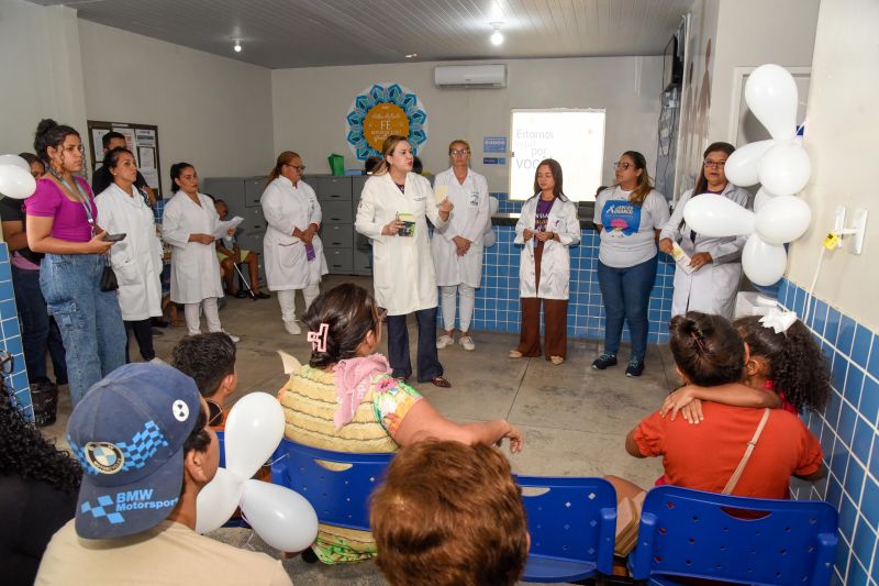 Ação Janeiro Roxo na UBS Patrícia Sarmento