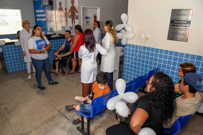 Ação Janeiro Roxo na UBS Patrícia Sarmento