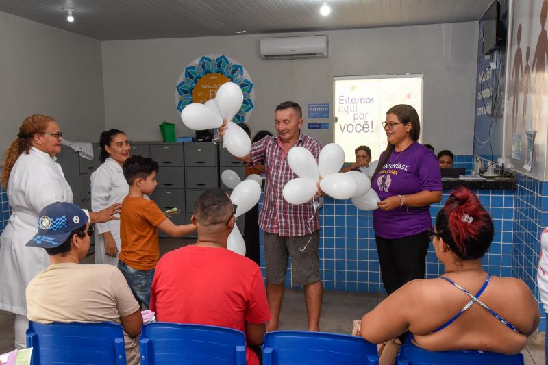 Ação Janeiro Roxo na UBS Patrícia Sarmento