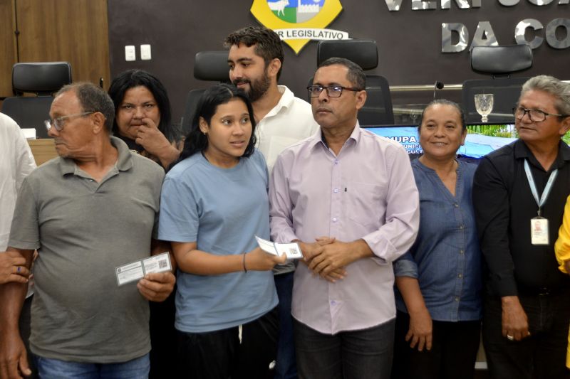 Entrega de CAF+ na câmara municipal de Ananindeua
