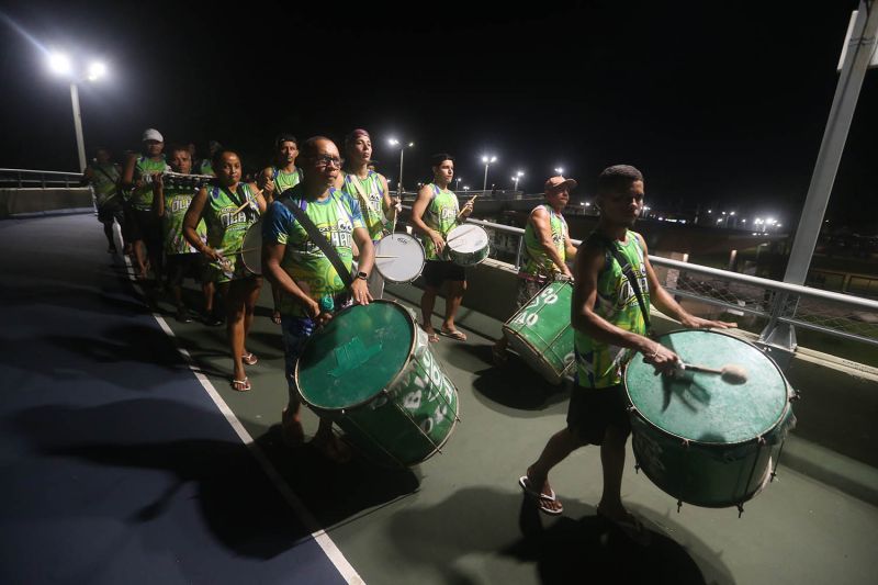 Ensaio de carnaval no parque vila cultural Maguary