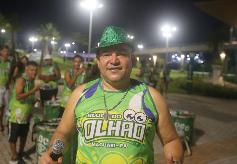 Ensaio de carnaval no parque vila cultural Maguary