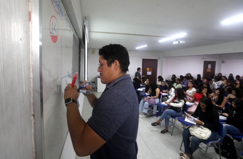 Retorno das aulas do cursinho municipal