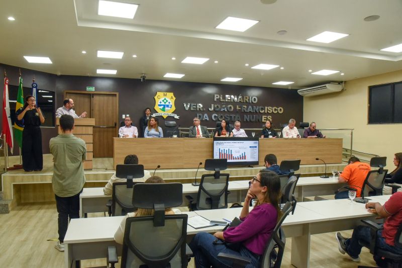 Audiência Pública no Auditório da Camara dos Vereadores