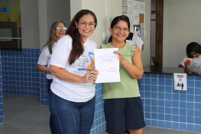 Março Lilás na UBS Deus e Amor