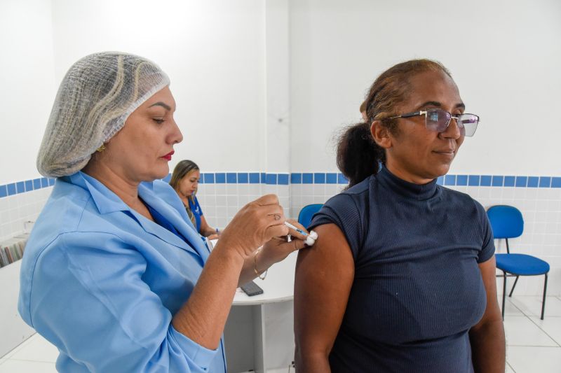 Encerramento da campanha de vacinação na EMEF João Paulo Il na Cidade Nova