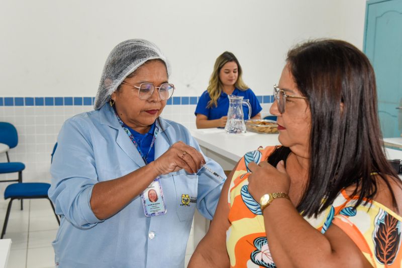Encerramento da campanha de vacinação na EMEF João Paulo Il na Cidade Nova