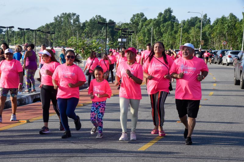 ll Corrida das Mulheres com usuários dos CRAS na Orla de Ananindeua