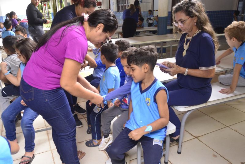 Projeto Águas de Março na Eco-escola municipal Ana Maria da Silva Souza no Icuí Guajará