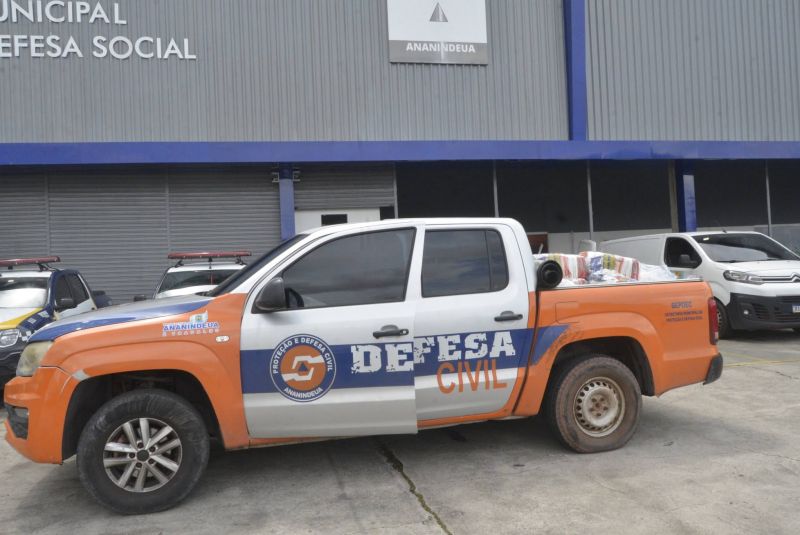 Entrega de apoio Alimentar nas áreas atingidas pelas chuvas