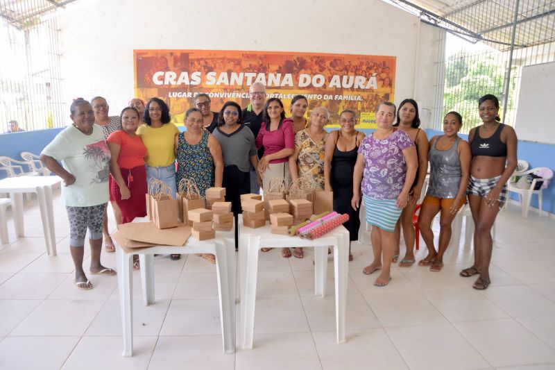 Curso de Embalagem no CRAS Santana