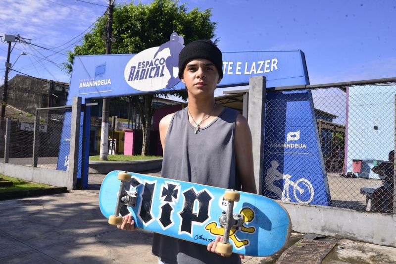 Oficina de Skate no espaço radical