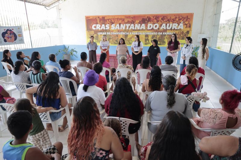 Ação Mulher no CRAS Santana do Aurá