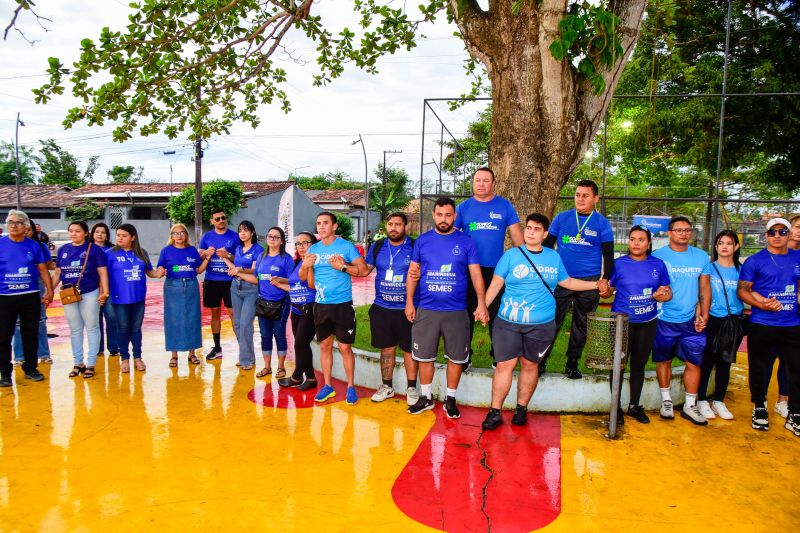 Entrega de material esportivos no Park Zona Sul