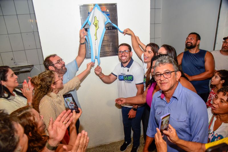 Inauguração da praça do conjunto Uirapuru no Icuí