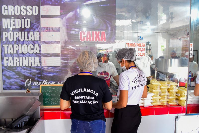 Ação MM nos pontos de açaí em Ananindeua