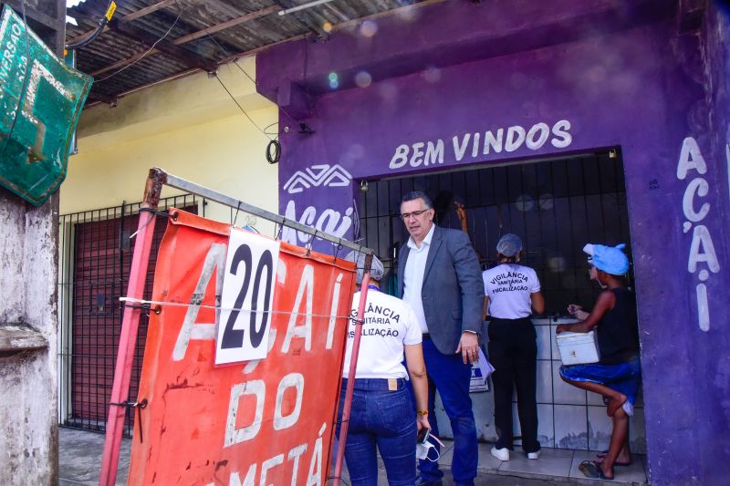 Ação MM nos pontos de açaí em Ananindeua