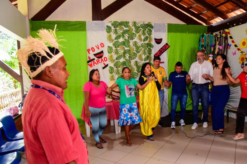 Ação com Warao no CRAS Daniel Reis