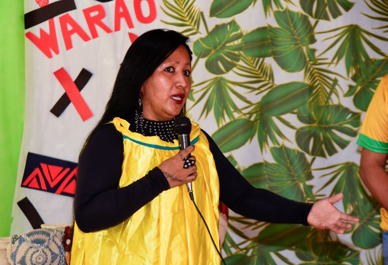 Ação com Warao no CRAS Daniel Reis