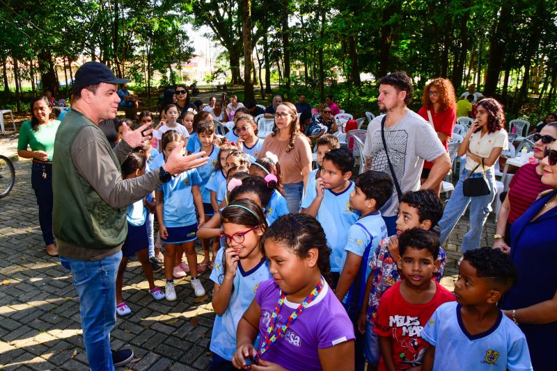 Semana do Meio Ambiente com ações de Educação Ambiental, no Bosque Marajoara no conjunto Julia Sefer
