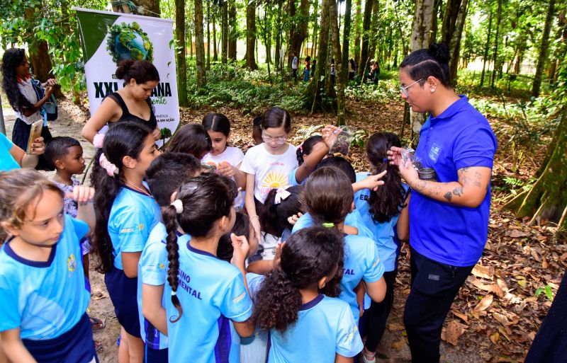 Semana do Meio Ambiente com ações de Educação Ambiental, no Bosque Marajoara no conjunto Julia Sefer
