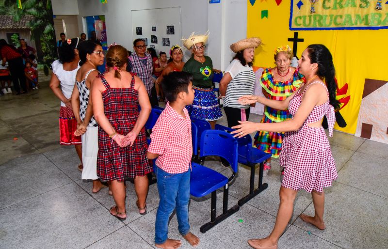 Festa junina no CRAS Curuçambá