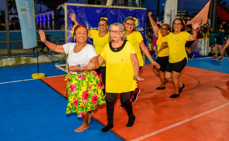 Encerramento do Cidade e Saúde na praça Tancredo Neves na Cidade Nova