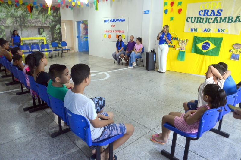 Colônia de férias no CRAS Curuçambá