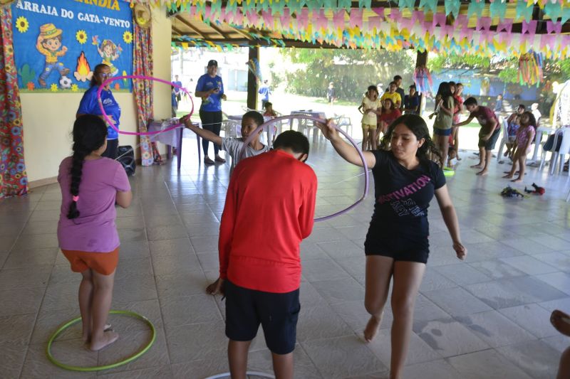 Colônia de férias no CRAS Curuçambá