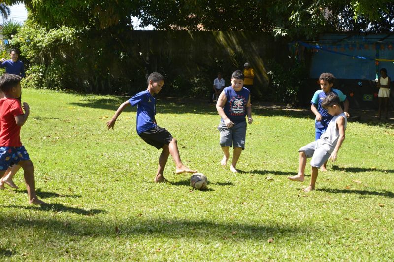 Colônia de férias no CRAS Curuçambá
