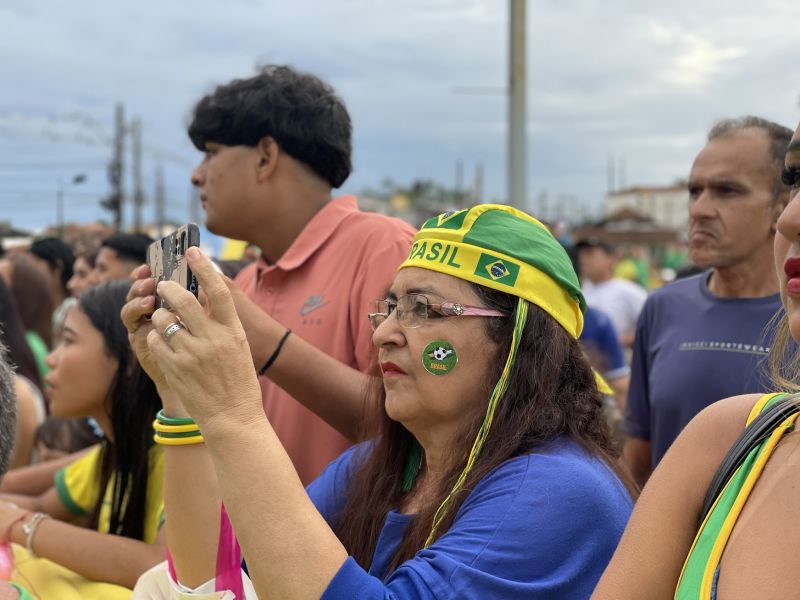 Jogo da Seleção Brasileira no Parque Vila Maguary