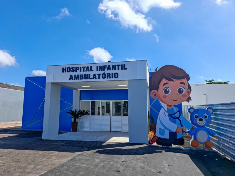 Hospital Infantil primeira etapa ambulatório na Cidade Nova