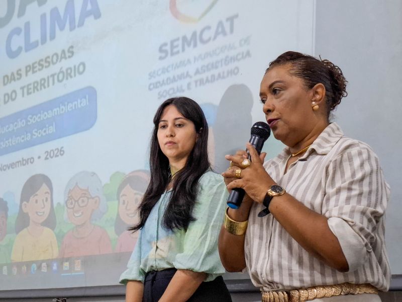 Lançamento do projeto sobre Mudanças Climáticas no auditório do SINE Ananindeua