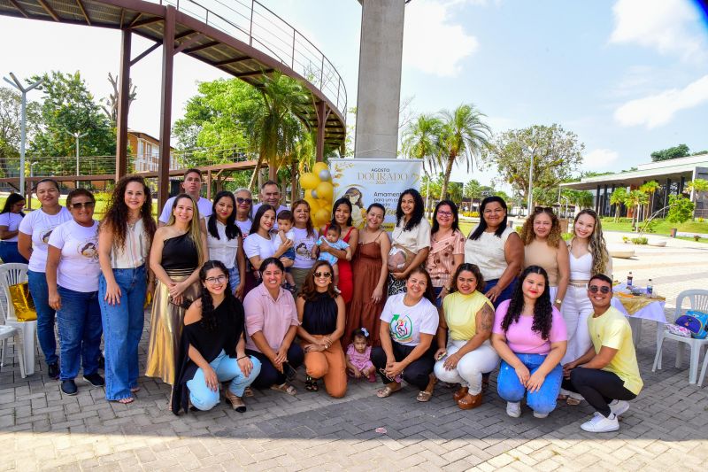 Agosto Dourado com amamentação para um começo de vida sustentável: Fortalecer o que funciona no Parque Vila Maguary
