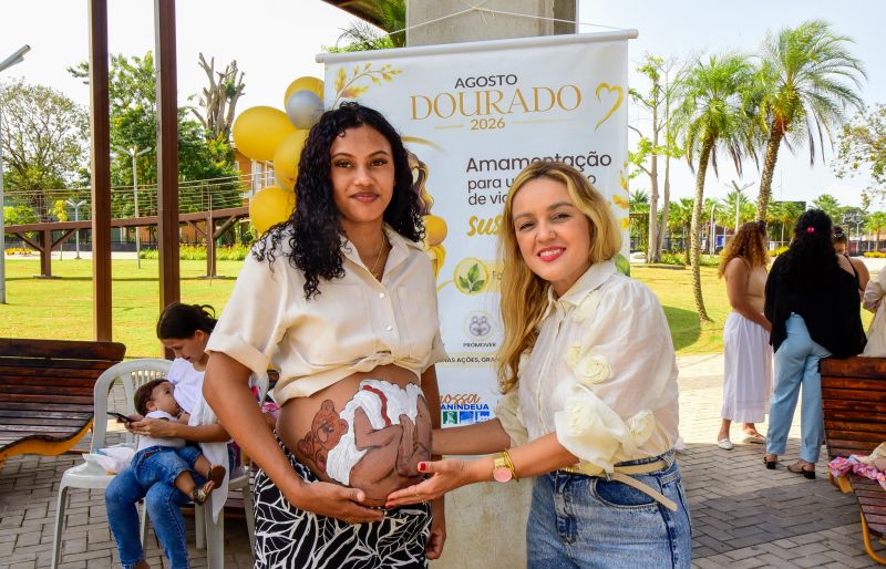 Agosto Dourado com amamentação para um começo de vida sustentável: Fortalecer o que funciona no Parque Vila Maguary
