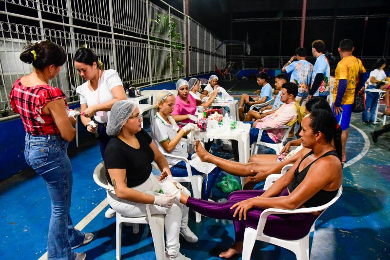 Acolhida dos Romeiros na escola Selesiana do Trabalho na BR 316